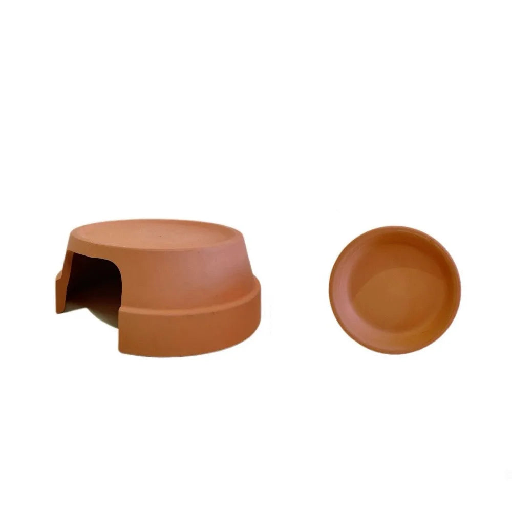 Multifunctional Ceramics Reptile Hide Box Decorative Hiding area Turtle Hideout Entrance Reptile Terrarium for Home