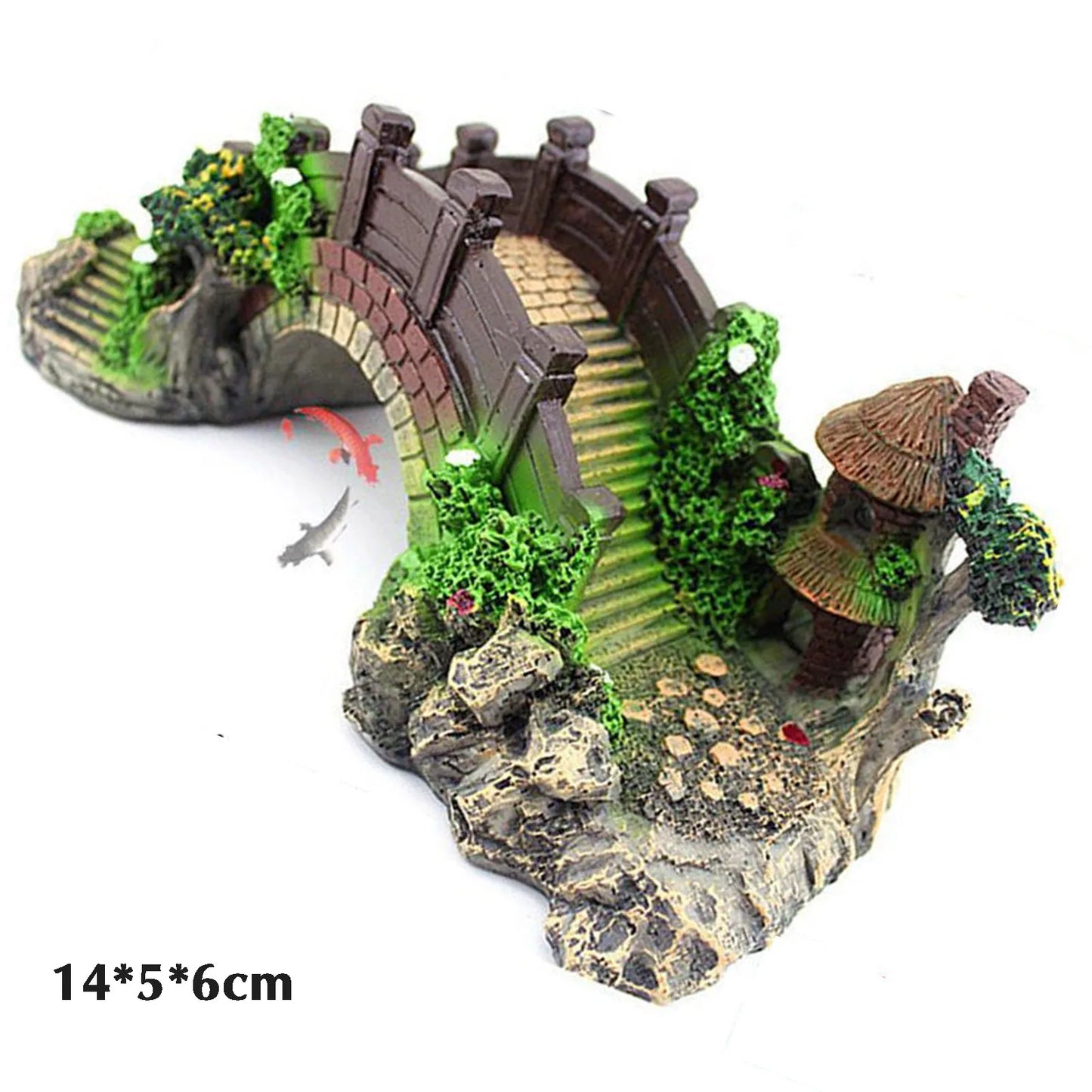 Fish Tank Artificial Resin Landscape Decoration Aquarium Equipment Accessories Ornament Cave Aquatic Pet Fish