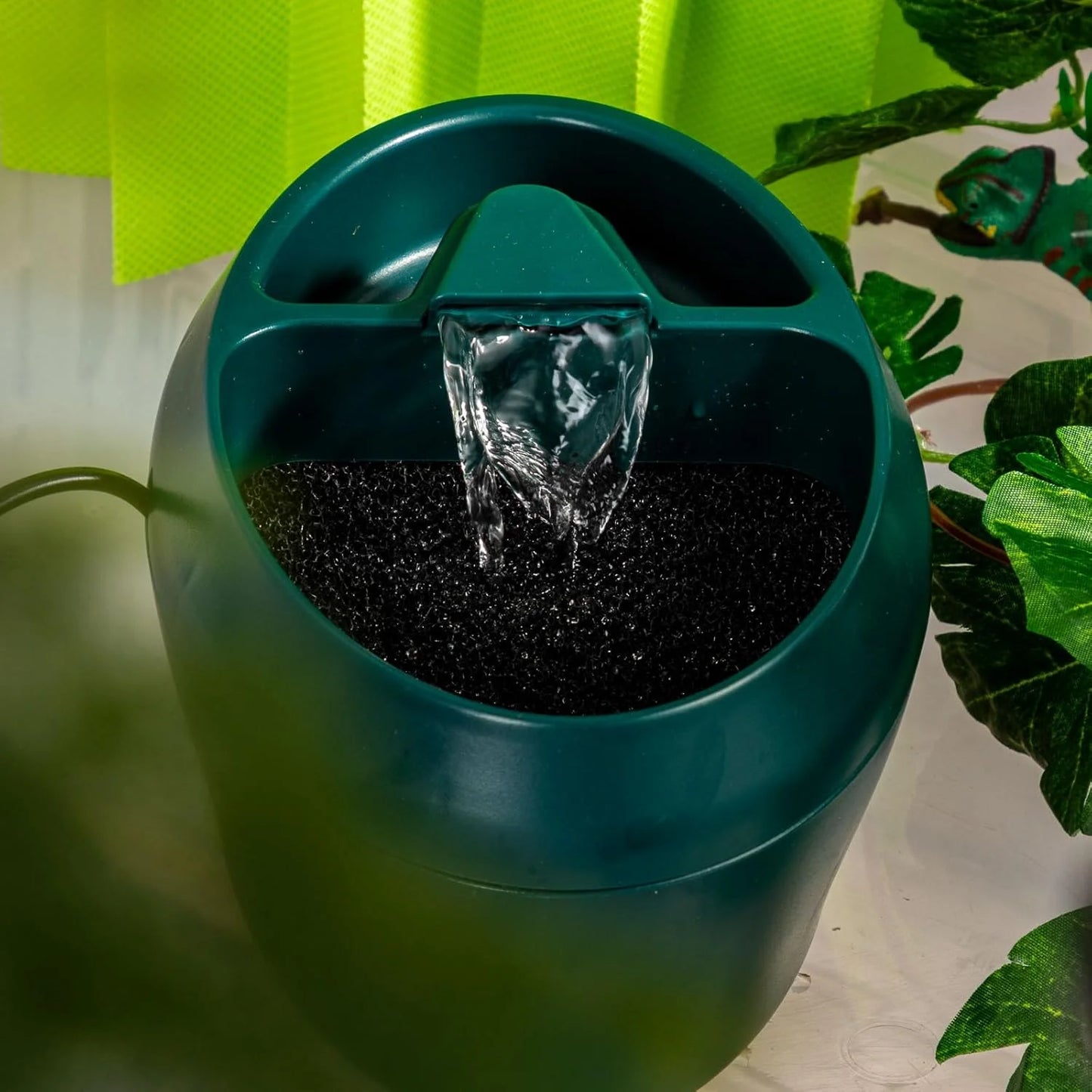 Drink Fountain Water Reptiles Drinking Waterfall Automatic Feeding Water Reptile Accessories for Tortoises Horned Frogs