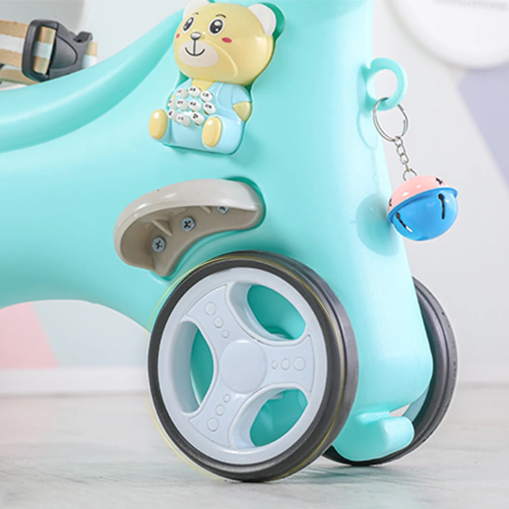 Rocking Horse for Toddlers, Balance Bike Ride On Toys and Balance Board for Baby Girl and Boy Plush
