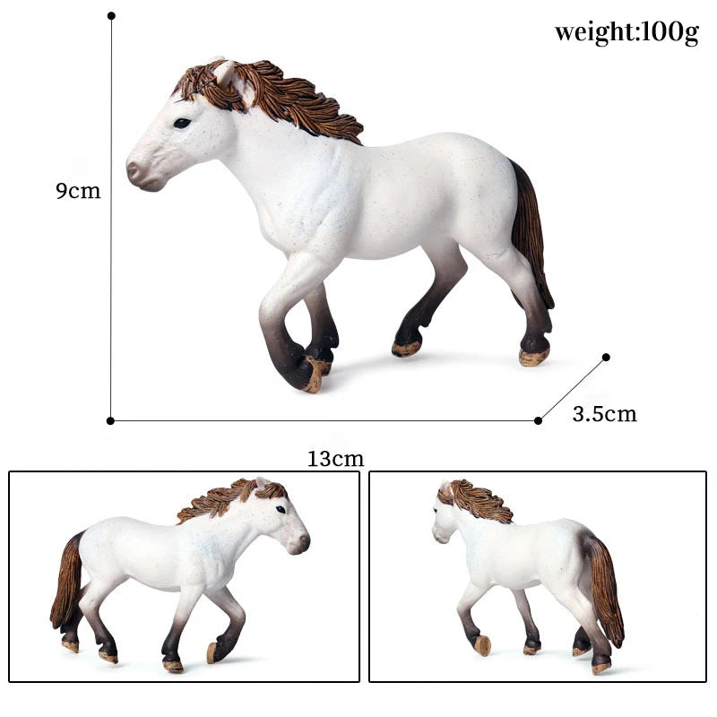 Miniature Horse Cowboy Stud Farm Stable Horseman Action Figures Animal Model Appaloosa Harvard Hannover Clydesdale Quarter Horse and more