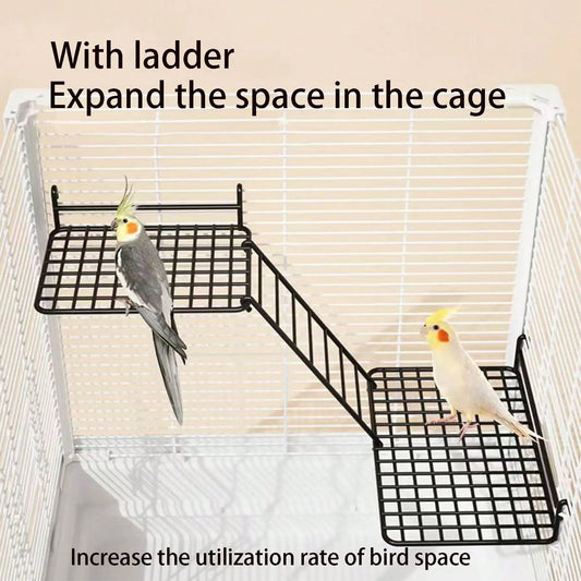 1pc/2pcs parrot station network interactive platform rest platform platform ladder combination toy station net piece