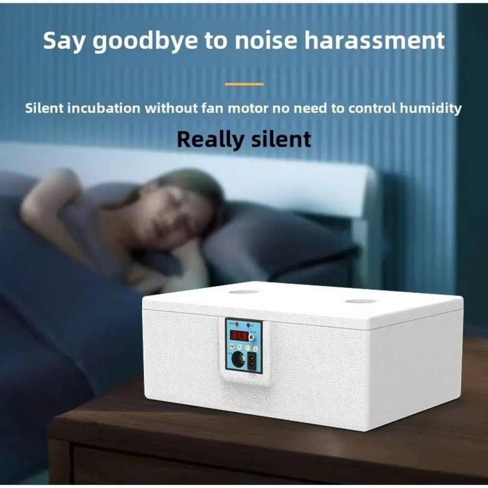 24-hour Thermostatic Small Poultry Egg Incubator Temperature Control Intelligent Biomimetic Waterbed Full Automatic Quiet