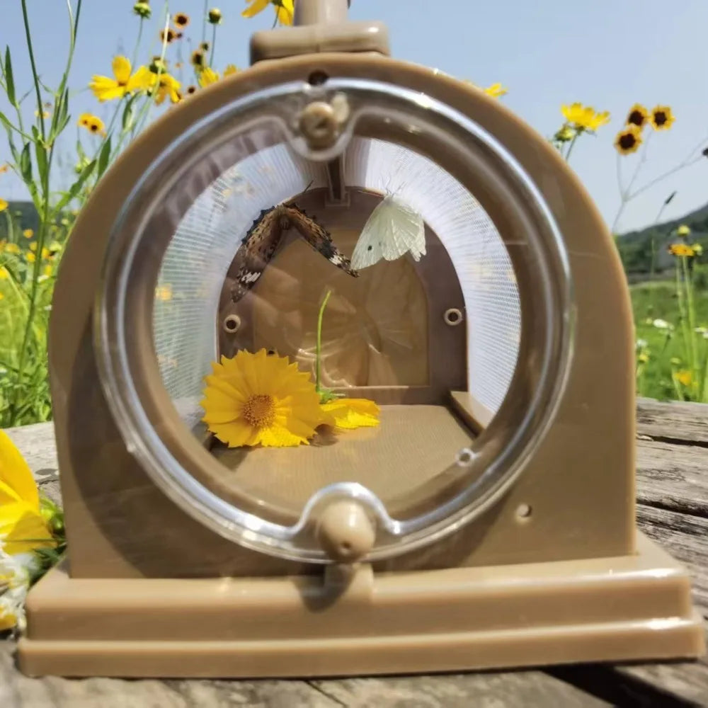 Summer Bird Cage Parrot Transfer Large Space Portable Parrot Carrying Cage Breathable Insect Observation Cages Bird Accessories