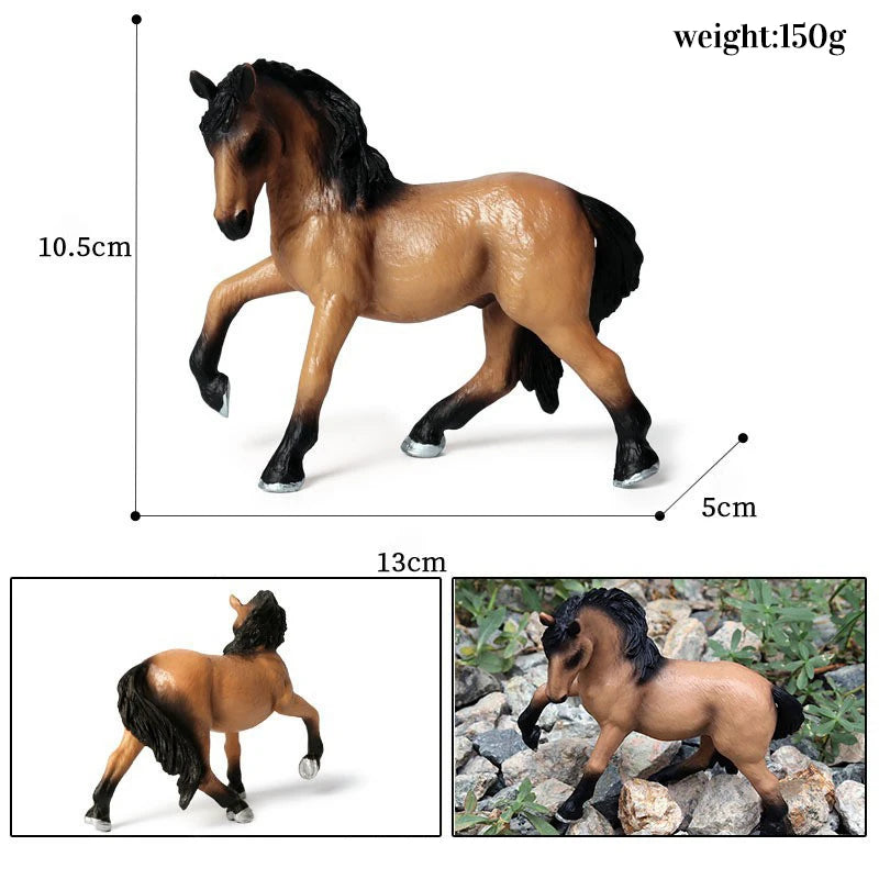 Miniature Horse Cowboy Stud Farm Stable Horseman Action Figures Animal Model Appaloosa Harvard Hannover Clydesdale Quarter Horse and more