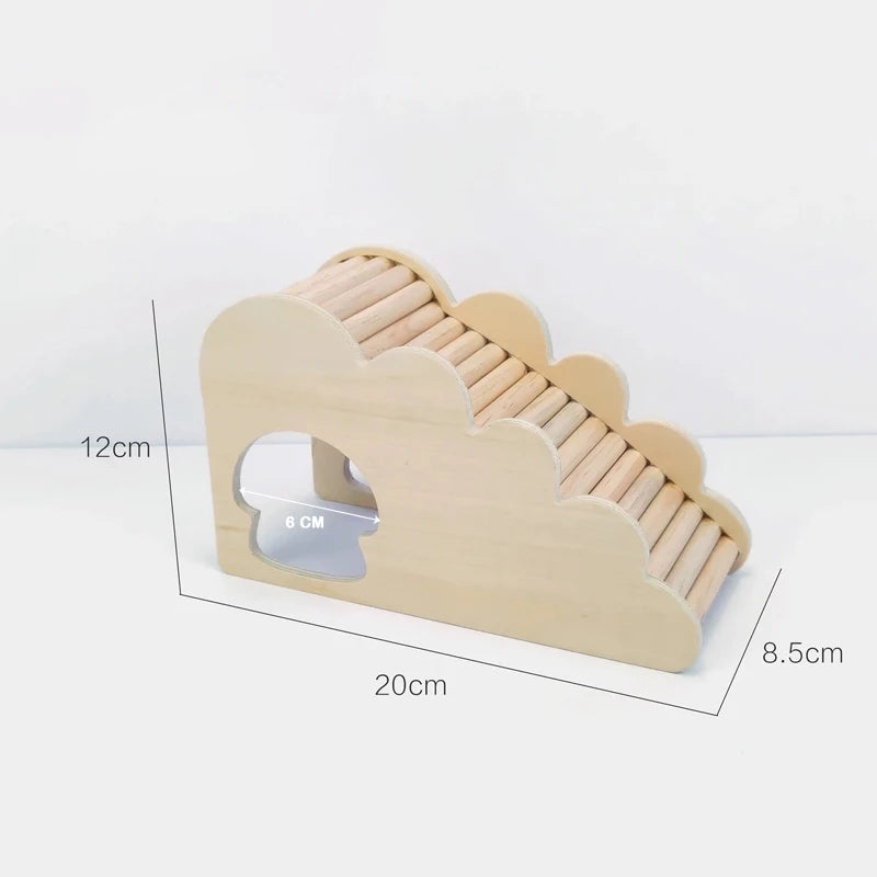 Non-toxic Wooden Climbing Toys No Paint No Wax Play Accessories
