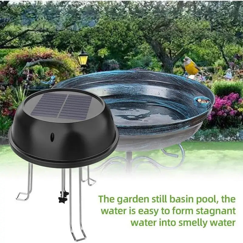 Innovative solar water agitator Backyard Decoration With Bracket bird bath pool landscaping oxygenator water wave device 5V 0.5W