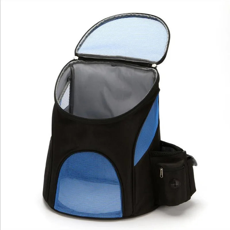New Portable mesh Dog Bag Breathable Dog Backpack Foldable Large Capacity Cat Carrying Bag Portable Outdoor Travel Pet Carrier