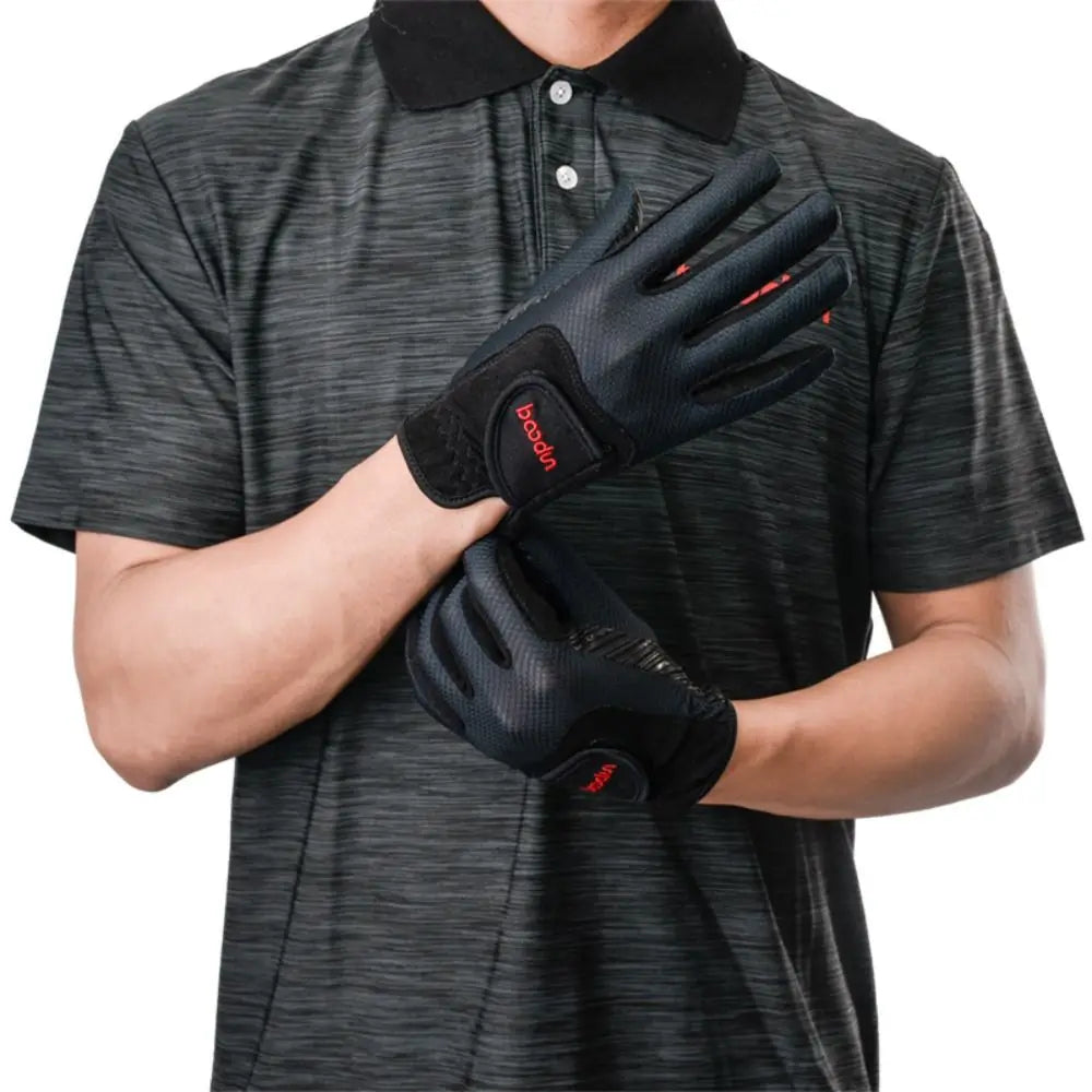 Suede Horse Riding Gloves Wear Resistant Lightweight Equestrian Gloves Anti-slip Comfortable Sports Riding Gloves