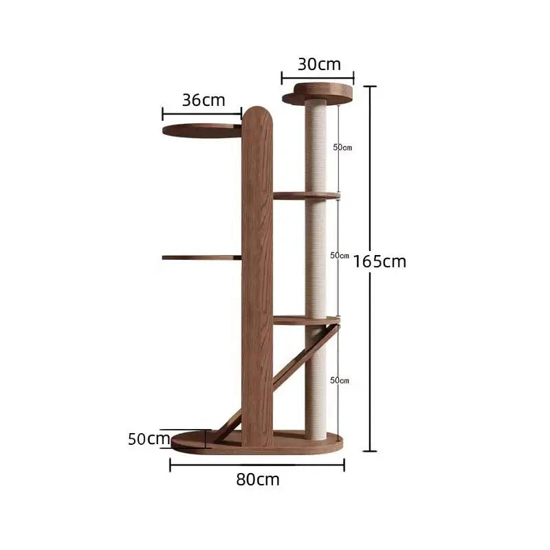 Cat Climbing Frame, Pet Villa, Integrated Cat Tree, Pet Space Capsule, Cat Scratching Post, Household Pet Jumping Platform