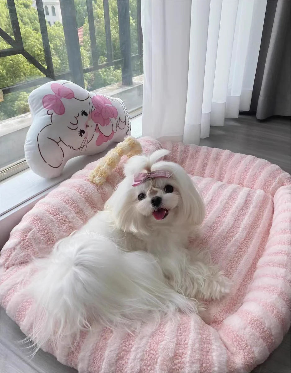 Puppy special sofa kennel winter warm pet Internet celebrity cat nest small dog sleeping mat cushion winter bed