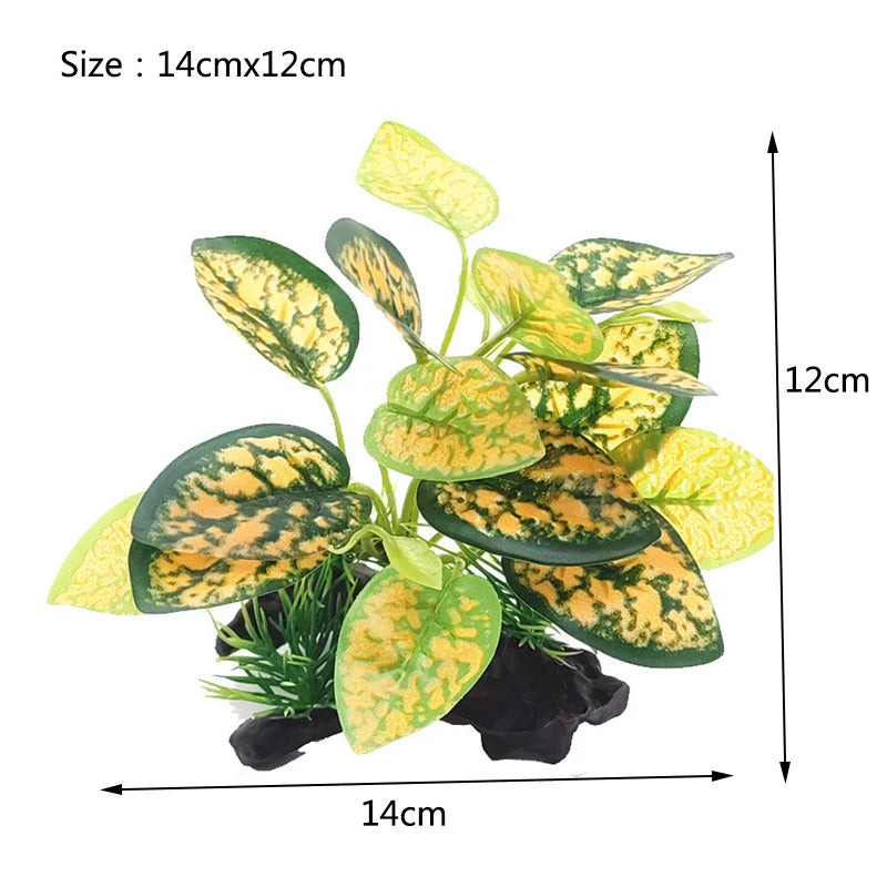 Artificial Underwater Grass Aquarium Fish Tank Simulation Decoration Aquarium Backgrounds Plants Water Grass Accessories