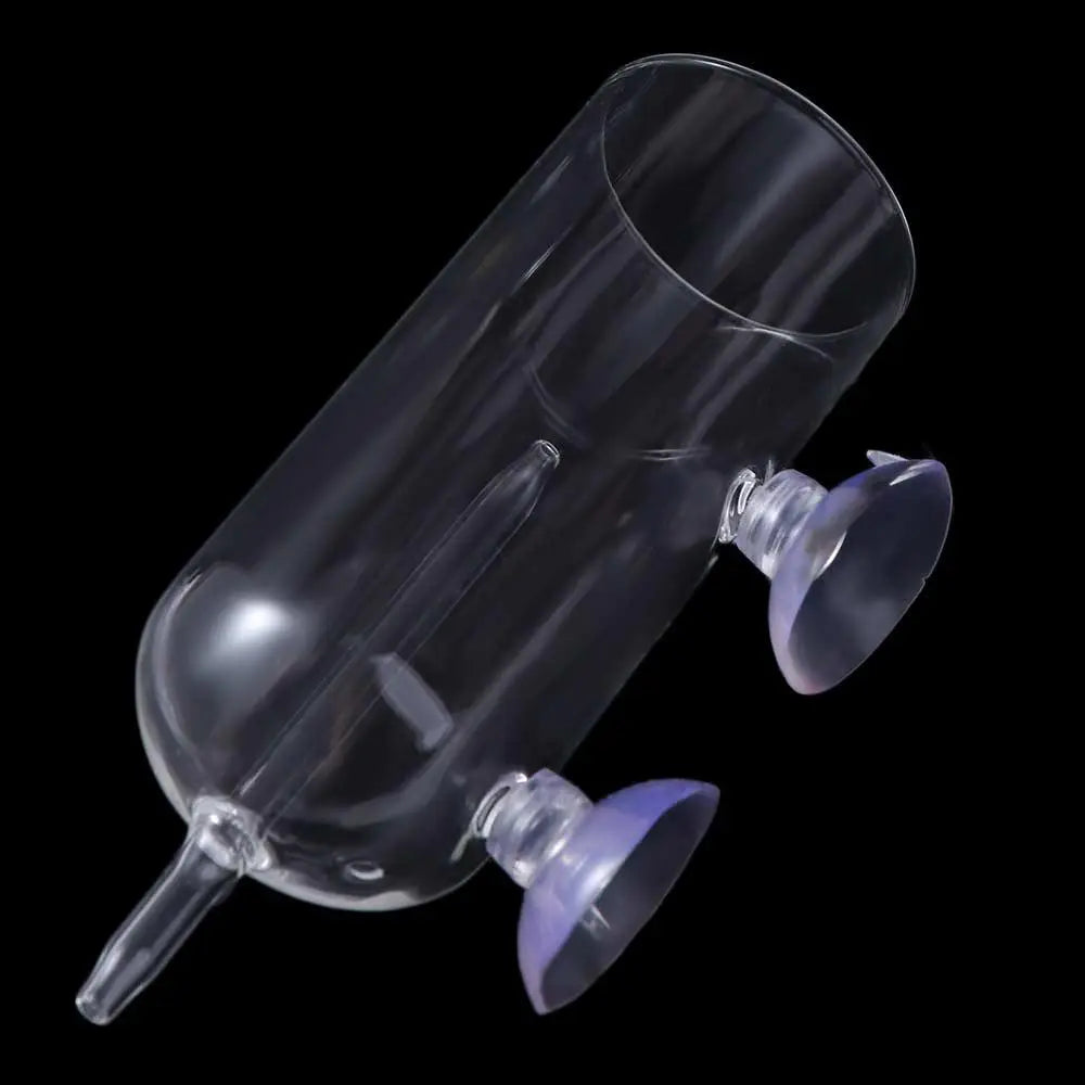 Crystal Glass Fish Tank Dissolved Oxygen Device Anti-Splash Design Preventing Water Splashing Fish Tank Oxygen Aerator