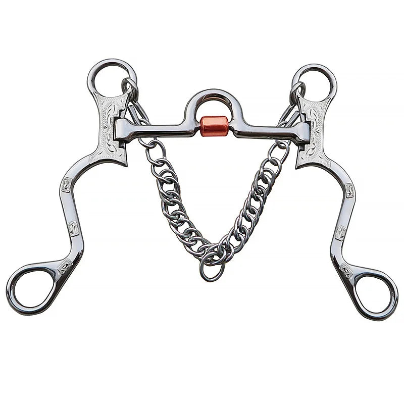 Equestrian Horse Mouth Bit Snaffle Gag Bite Horse Training Riding Harness Supplies