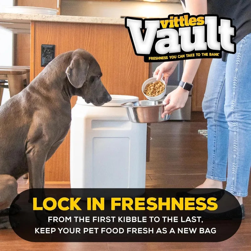 Vault Pet Food Storage Containers - Sealed Dog and Cat Food Storage Container, Fits up to 50lbs, Made in the USA