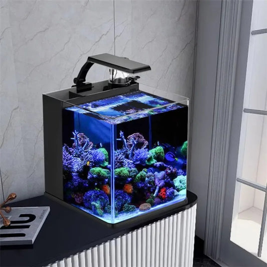 Ultra Clear Glass Mini Salt Water Marine Aquarium Fish Tank