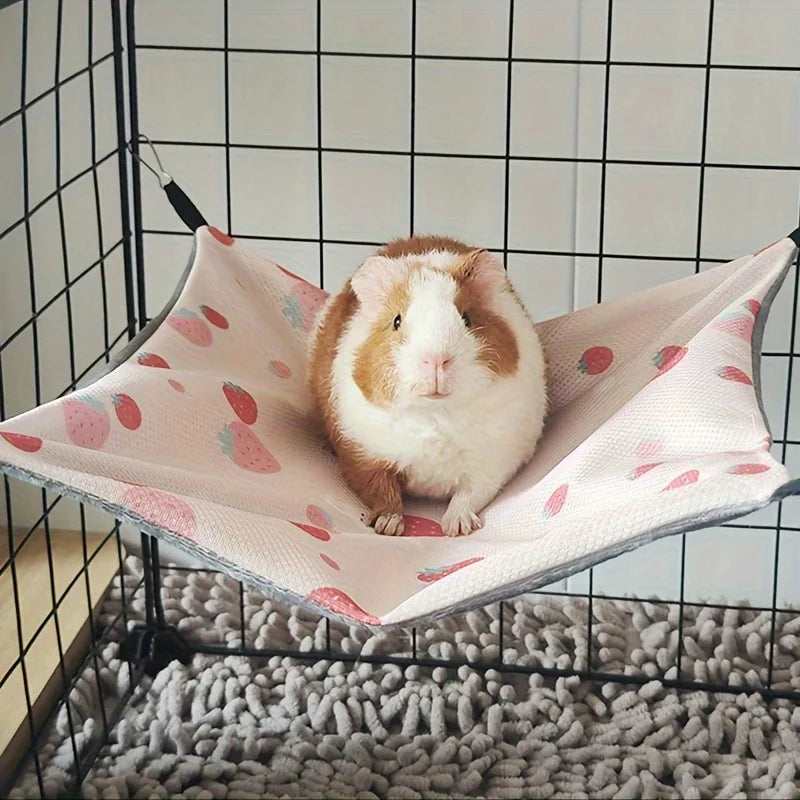 Double-Sided Hammock with Sling Small Pets Accessory Equipment