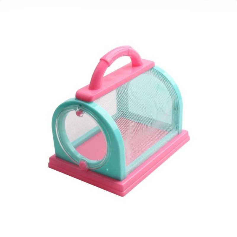 Summer Bird Cage Parrot Transfer Large Space Portable Parrot Carrying Cage Breathable Insect Observation Cages Bird Accessories