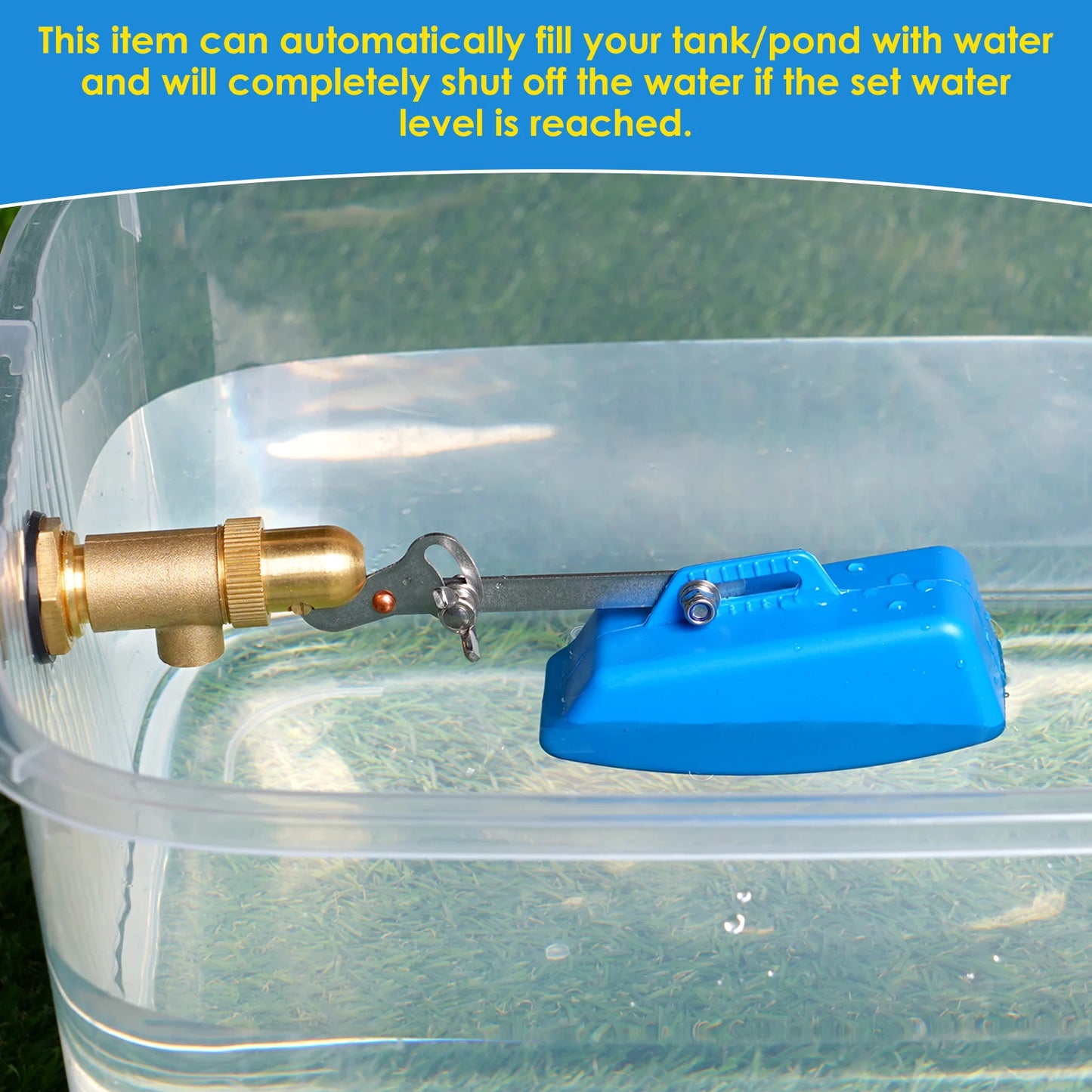 1/2" 3/4" Brass Float Valve Cold and Hot Water Tank Floating Ball Valve Flow Control Cistern/Expansion Tanks DN15 DN20