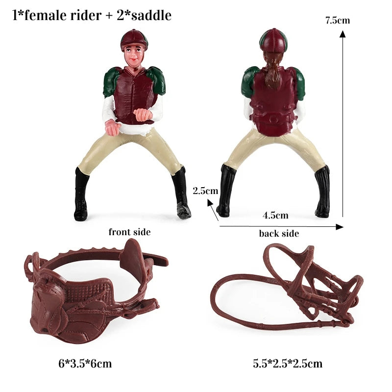 Miniature Horse Cowboy Stud Farm Stable Horseman Action Figures Animal Model Appaloosa Harvard Hannover Clydesdale Quarter Horse and more