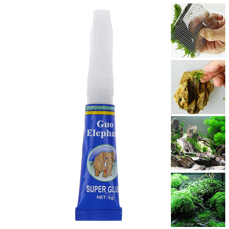 1pc new and high-quality Landscaping Moss Ball Moss Glue Stick Water Grass Aquarium Repairing Fish Tank