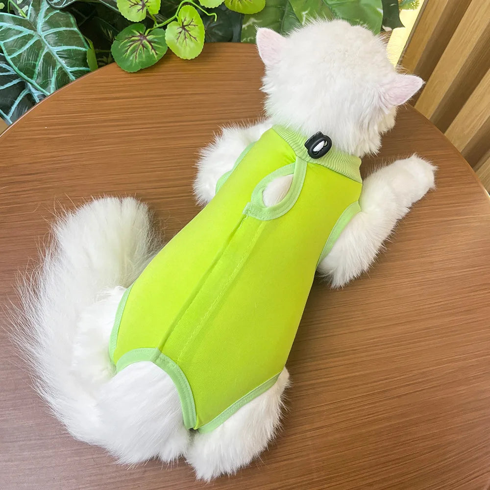 Cats Surgery Recovery Suit for Small Medium Dog Cat Vest Pet Shirt Soft Pajamas After Surgery Wear Recovery Clothes Anti Licking