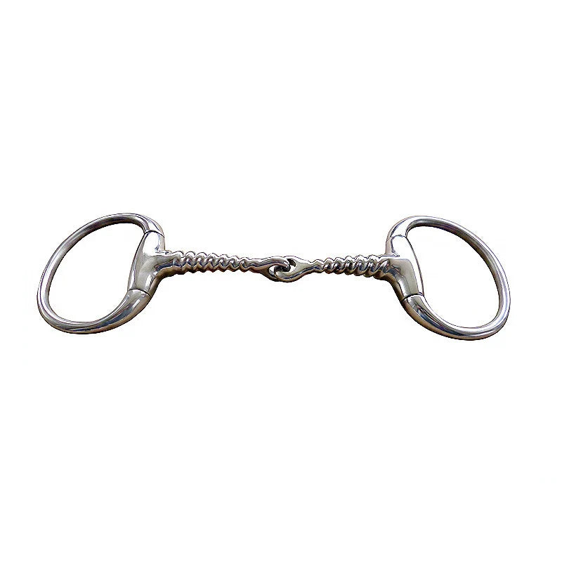 Horse Snaffle Bit Stainless Steel Eggbutt Bit Horse Chew Jointed Mouth Bit Horse Training Equipment Equestrian Products