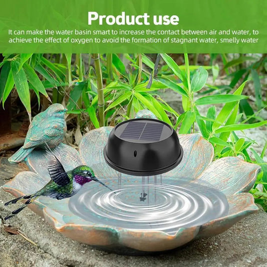Innovative solar water agitator Backyard Decoration With Bracket bird bath pool landscaping oxygenator water wave device 5V 0.5W