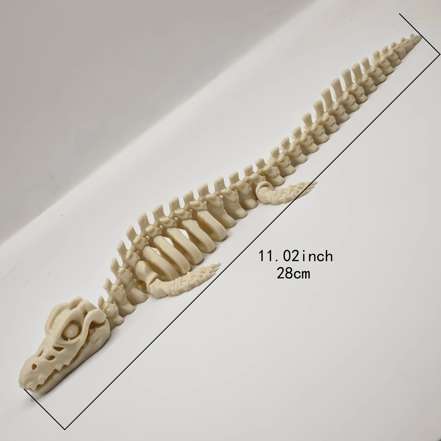 Realistic Canglong Skeleton Reproduction Aquarium Decoration - Large Dinosaur Skeleton Model Suitable for aquarium enthusiasts