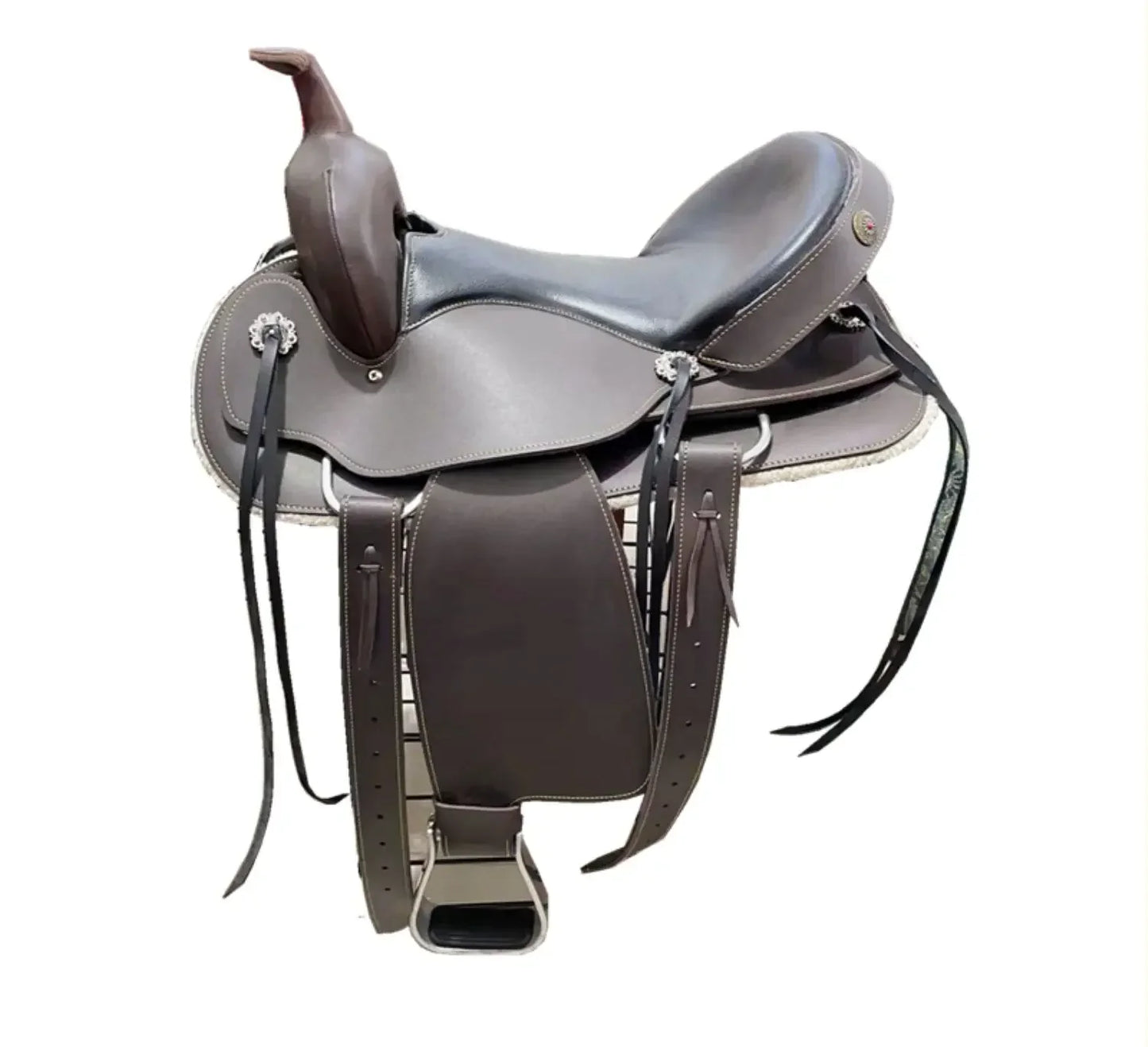 Western Saddle Essence Riding Supplies Pure Cowhide Knight Full Set of Equipment