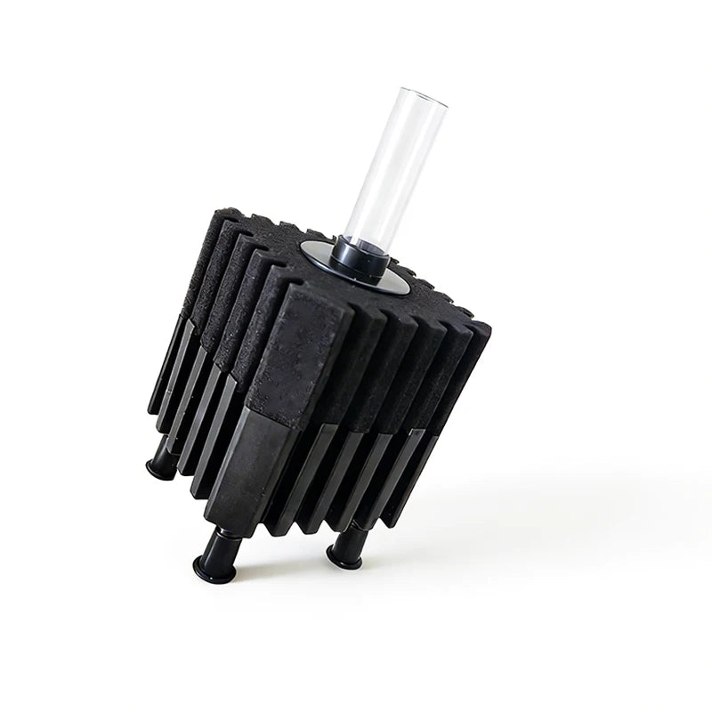 Big Aquarium Sponge Filter For Fish Tank Air Pump Skimmer Biochemical Sponge Filter With Media Ball Aquarium Bio Filter