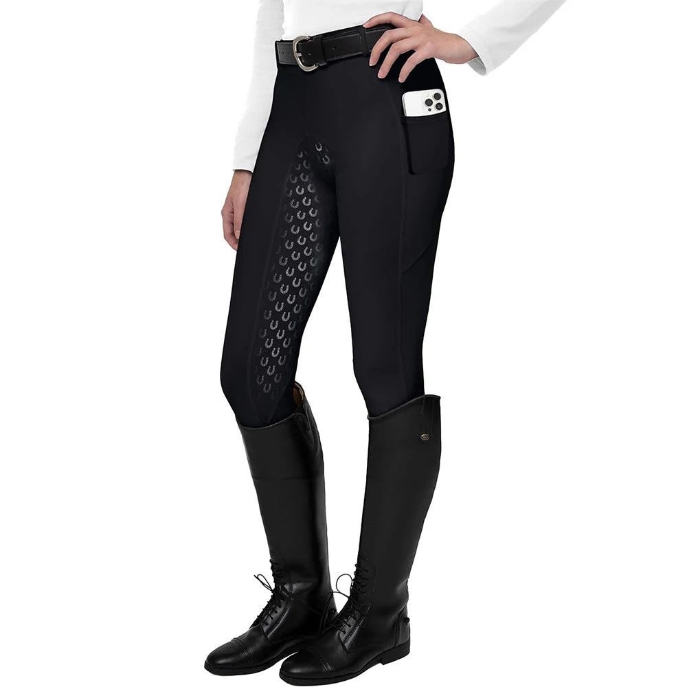 New Sports Women's Full Seat Riding Pants Anti slip quick drying Tights Active Silicon Grip Horse Riding Tights Equestrian Breeches