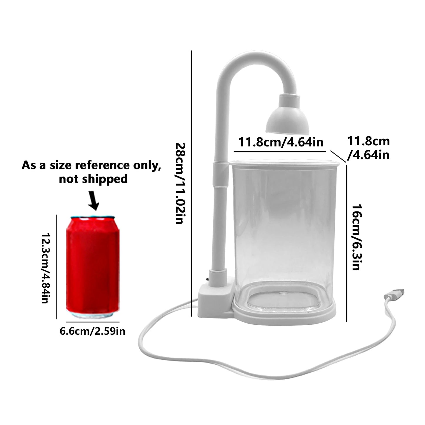 Starter Kit Fish tank living room small mini fighting fish tank household tabletop turtle tank goldfish tank with light