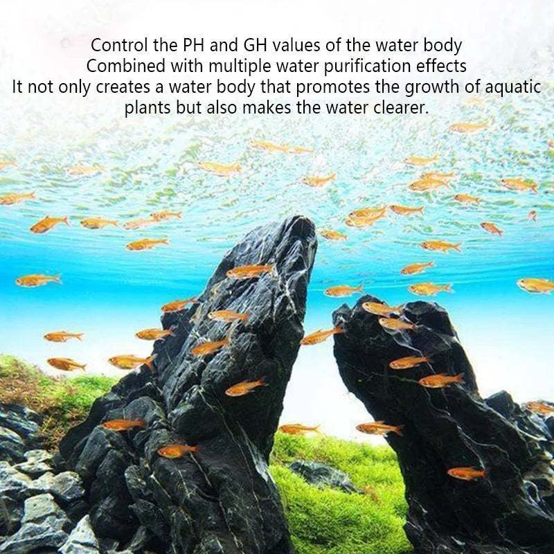 500g Aquarium Water Grass Mud  Ceramsite Sand Landscaping Fish Tank Black Mud Bottom Sand Nutrient Soil