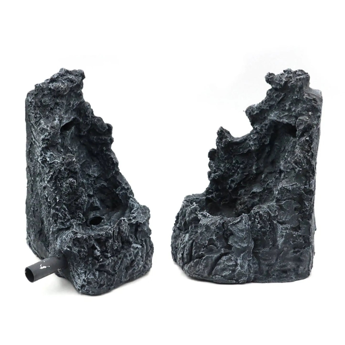 Aquatic Habitat Sand Waterfall Decoration Colorfast-Resistant Aquatic Habitat Sand Waterfall Kit Fish Habitat Landscape