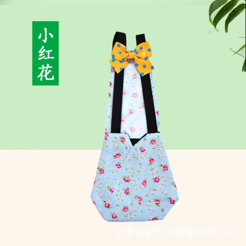 Pet Diapers Chicken Print Pattern Bow Clothes Pet Supplies Diapers Pet Accessories Bedding & Litter Accessories  Mascots