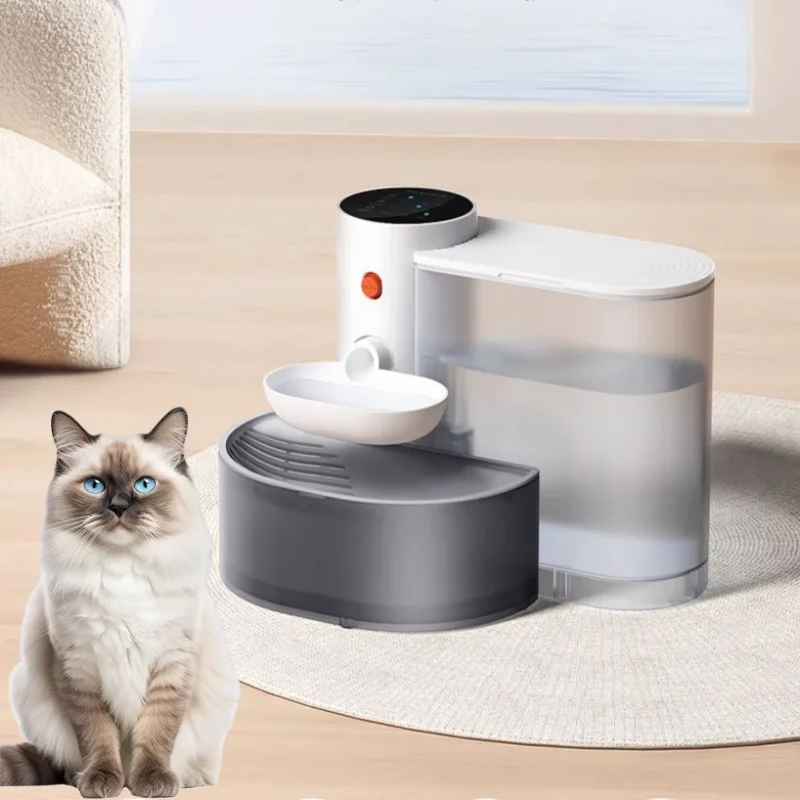 Smart Dump Cat Water Dispenser Running Water Rechargeable Automatic Water Dispenser For Pet Dogs and Cats Non-Recycling No filter needed