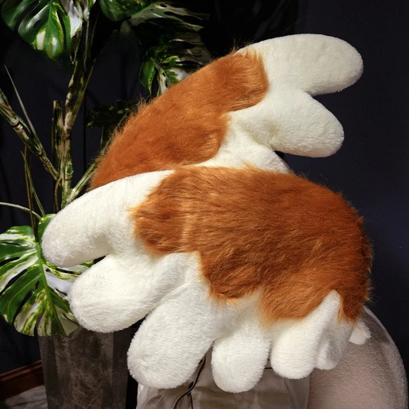 Fursuit Paw Gloves Boots Giant Wearable Accessories Plush Toys Furry Cosplay Cat Bear Shoes Cute Fluffy Animal Manga Party