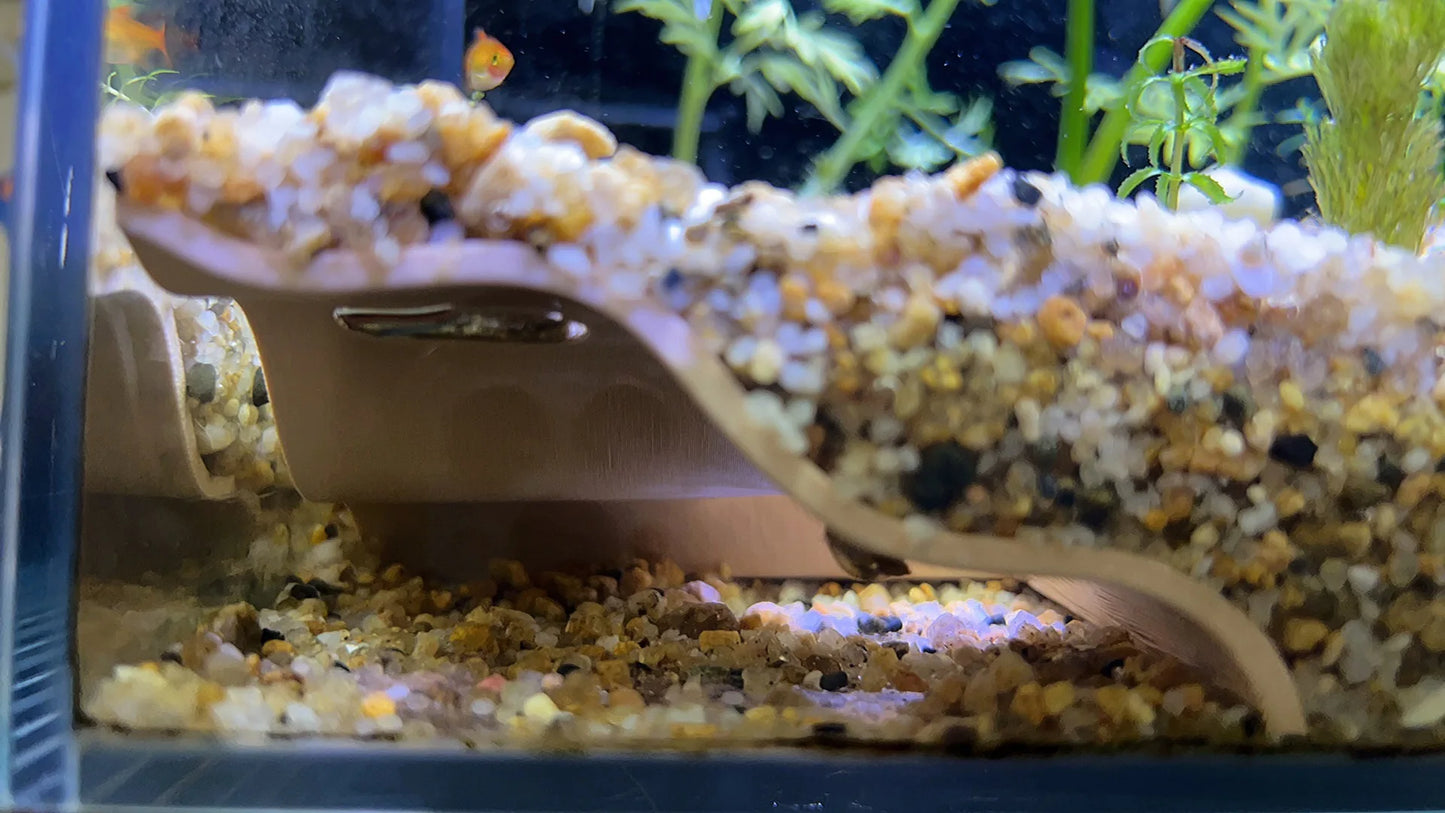 Habitat Décor, 3D Printed Underground Cave Hideouts Shelter for Lizards, Turtles, Spiders, Reptiles Habitat Terrarium Decoration
