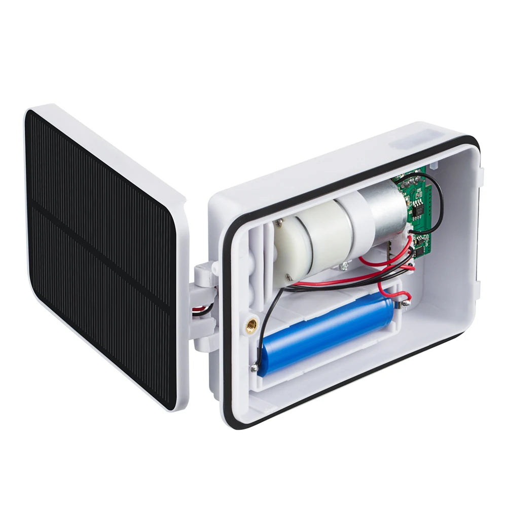 5V Solar Powers Charging Oxygenator Fish Tanks Aquarium Air Pump Fishing Oxygen Pump Aerator with Air Stones