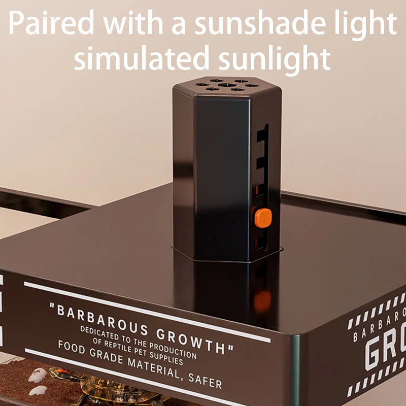 Reptile Terrariums Desktop Ecological Tank Amphibious Transparent Landscaping Terrariums Turtle Tarantulas Geckos Breeding Box