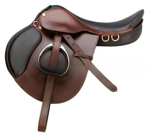 Comfortable and Durable English Horse Saddle with Soft Padding for Long Distance Riding