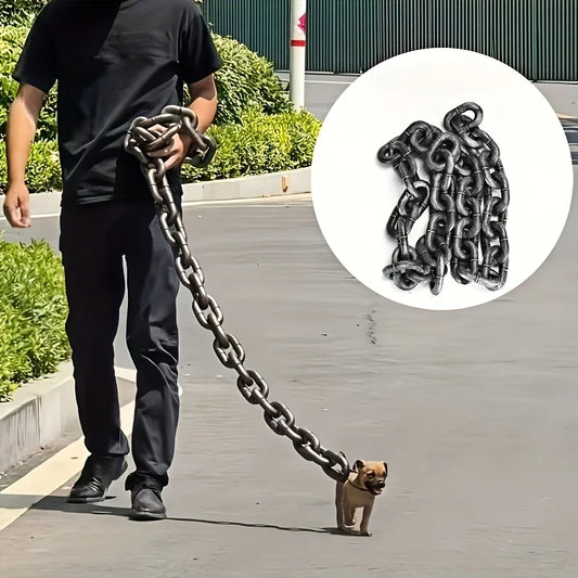 Lightweight Plastic Pet Leash Heavy Duty Dog Chain Super Thick Pet Leash Durable Outdoor Dog Lead Whimsical Chain