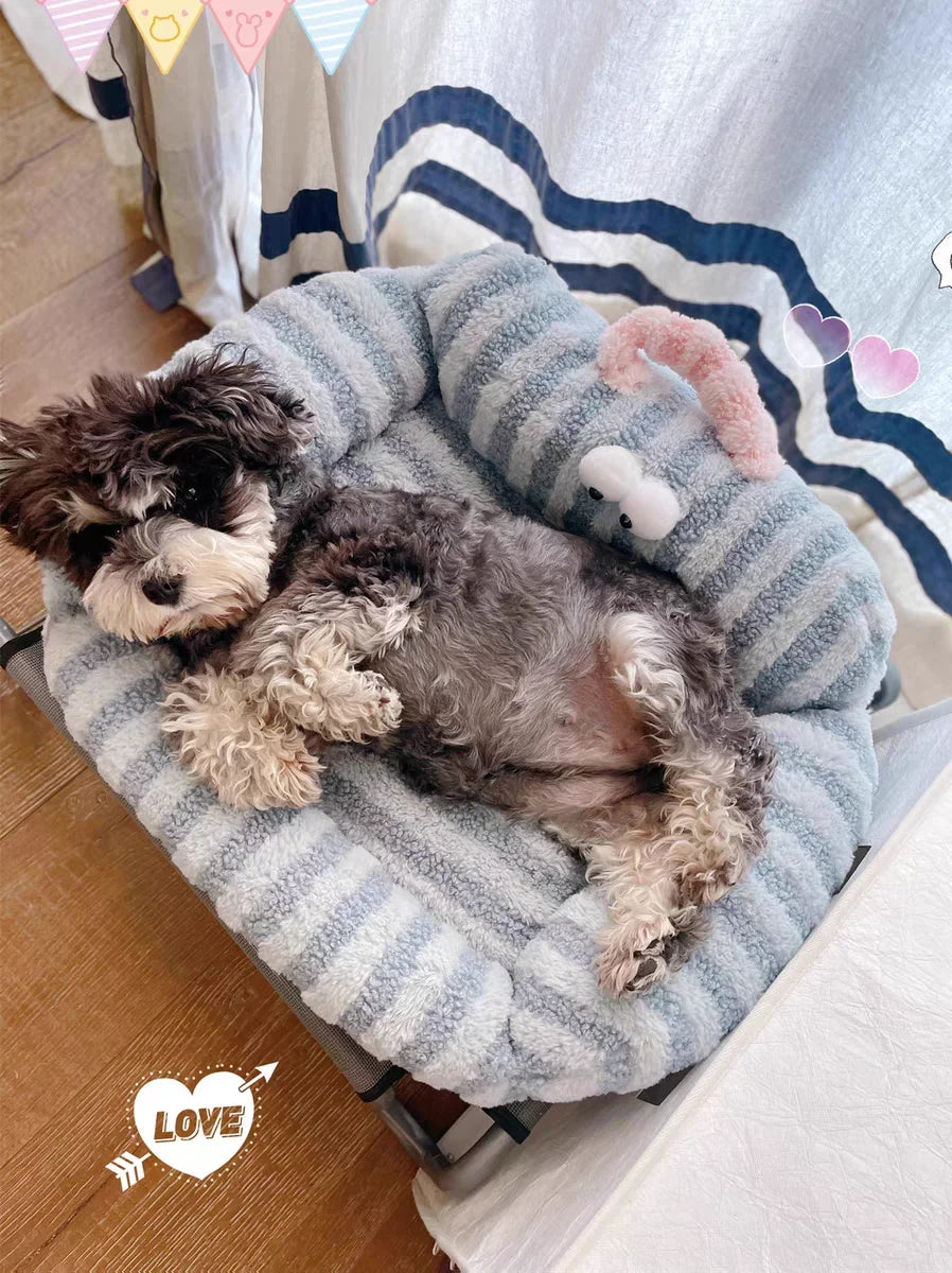 Puppy special sofa kennel winter warm pet Internet celebrity cat nest small dog sleeping mat cushion winter bed