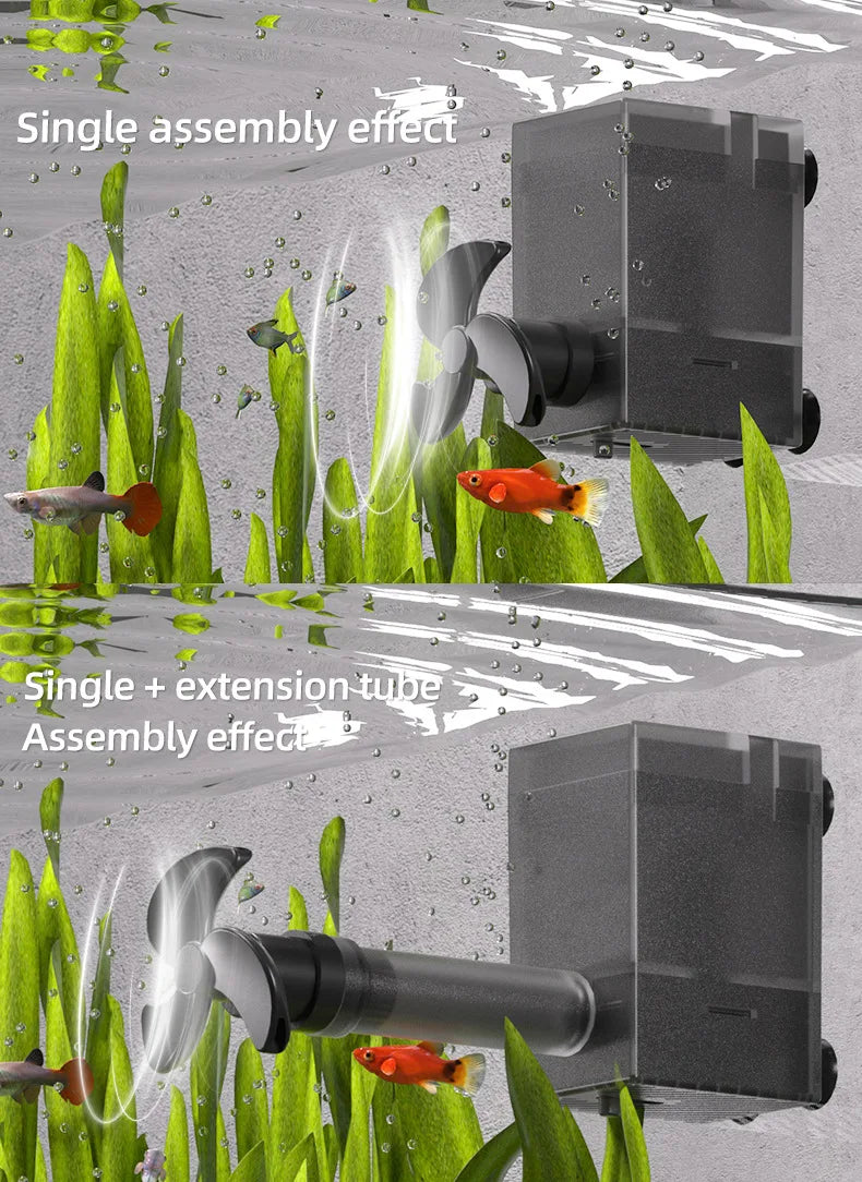 USB fish tank low water filter Aquarium Turtle tank Filter circulation Filtration oxygenation Small fountain