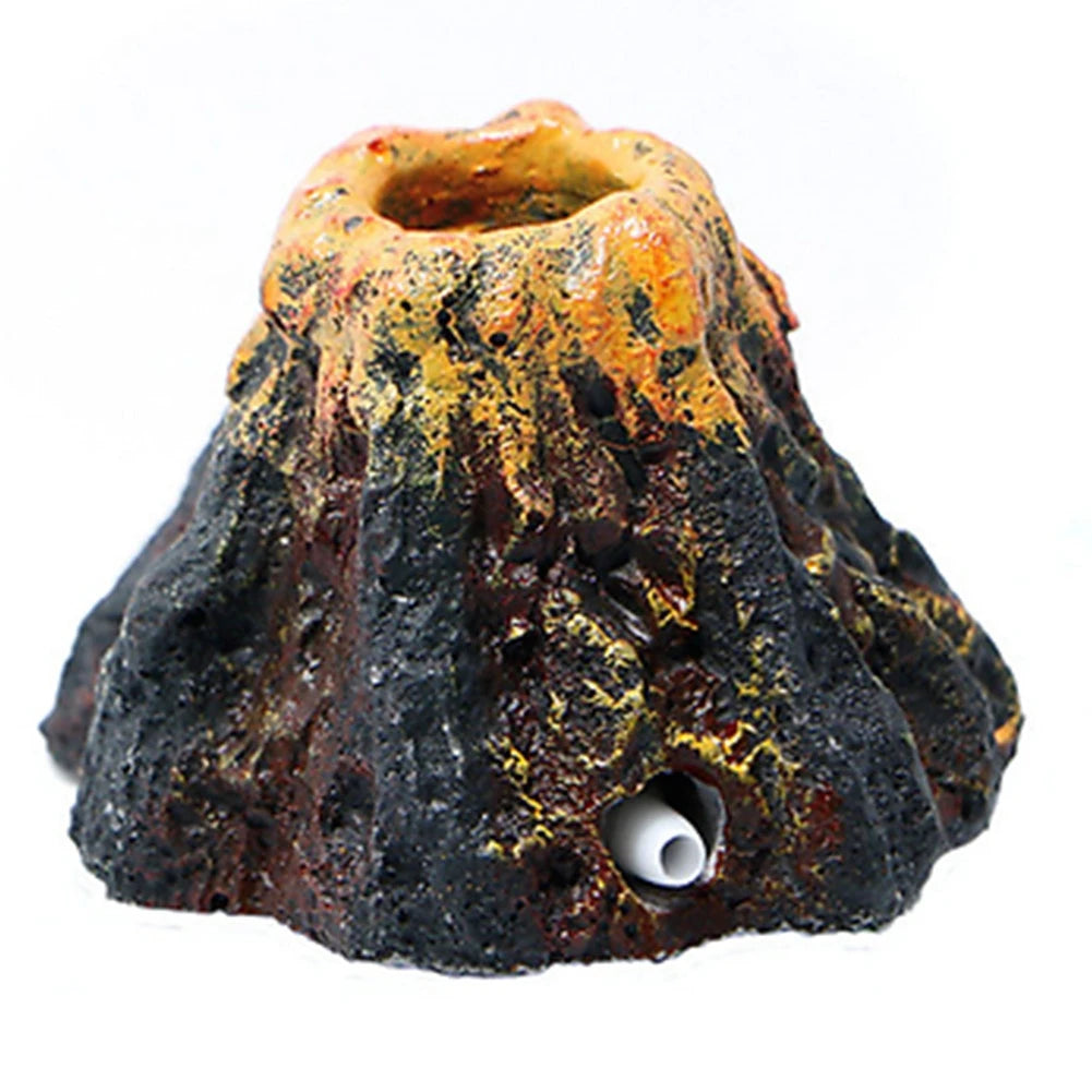 Aquarium Volcano Bubble Stone Fish Tank Decoration Oxygen Pump Stone Landscape Rockery Home Aquarium Ornaments