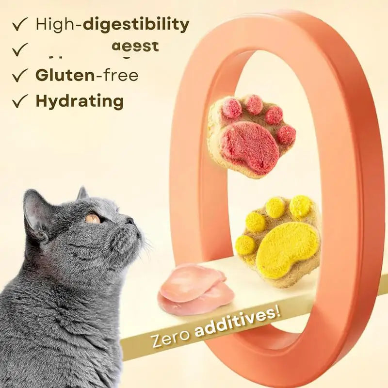 Paw Cat Treats Cat Snacks Cat Paw Biscuits Kitten Treats Healthy Cat Treats Dry Cat Treats Natural Cat Biscuits Cat Food Treats