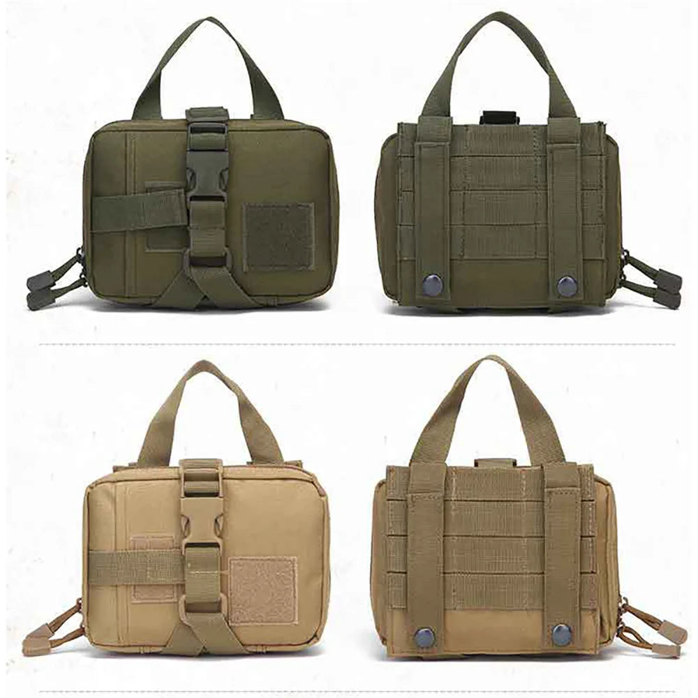 Tactical Dog Harness Pouches Set Military-Style Multi-purpose Nylon Bags Compatible with Dog Vests for Dogs Training & Adventure