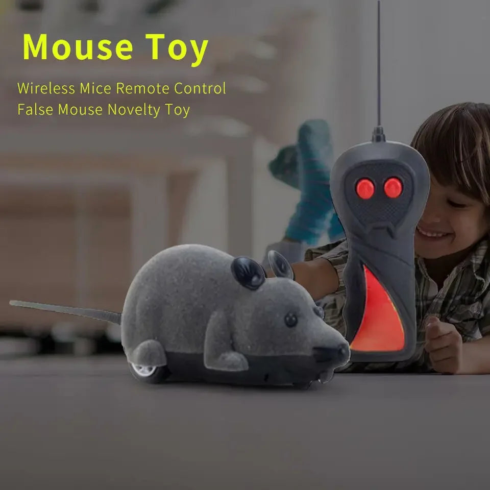 Pets Cats Mice Toy Wireless Electronic RC Mouse  Playing Interactive Toys Pet Supplies Pets Gift Puppy Kitten