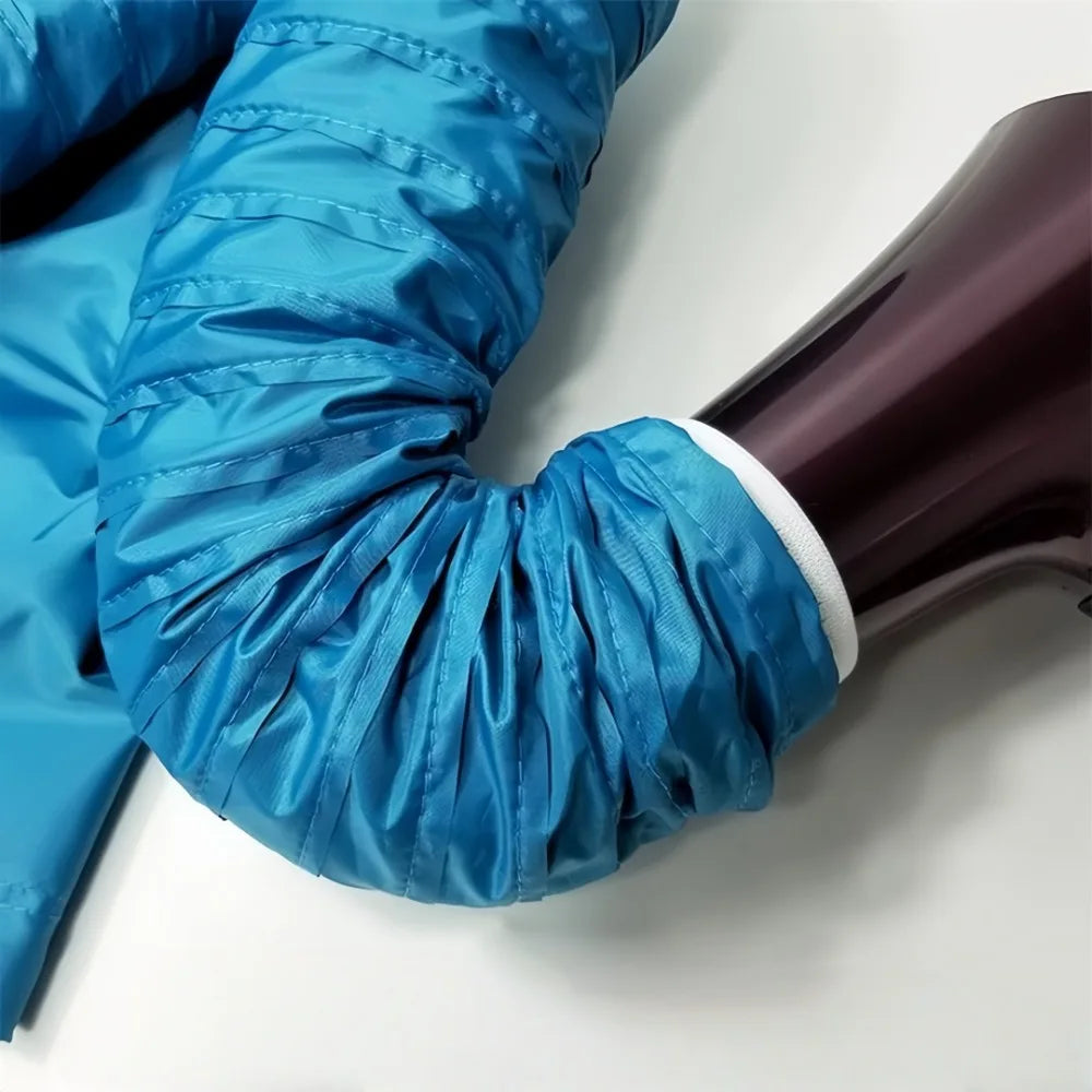 Folding Dog Dryer Blower Bag Pet Shower Hair Quick Drying Air Coat Grooming Tool for Pet Hairdryer Bath Cleaning Dried Hair Bag